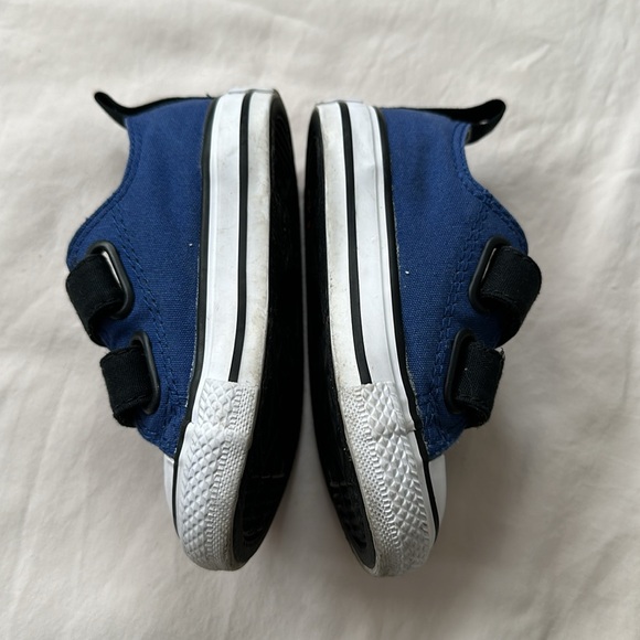 GUC Kids, All star converse sneakers, blue, black, white, size 5 - Picture 3 of 6